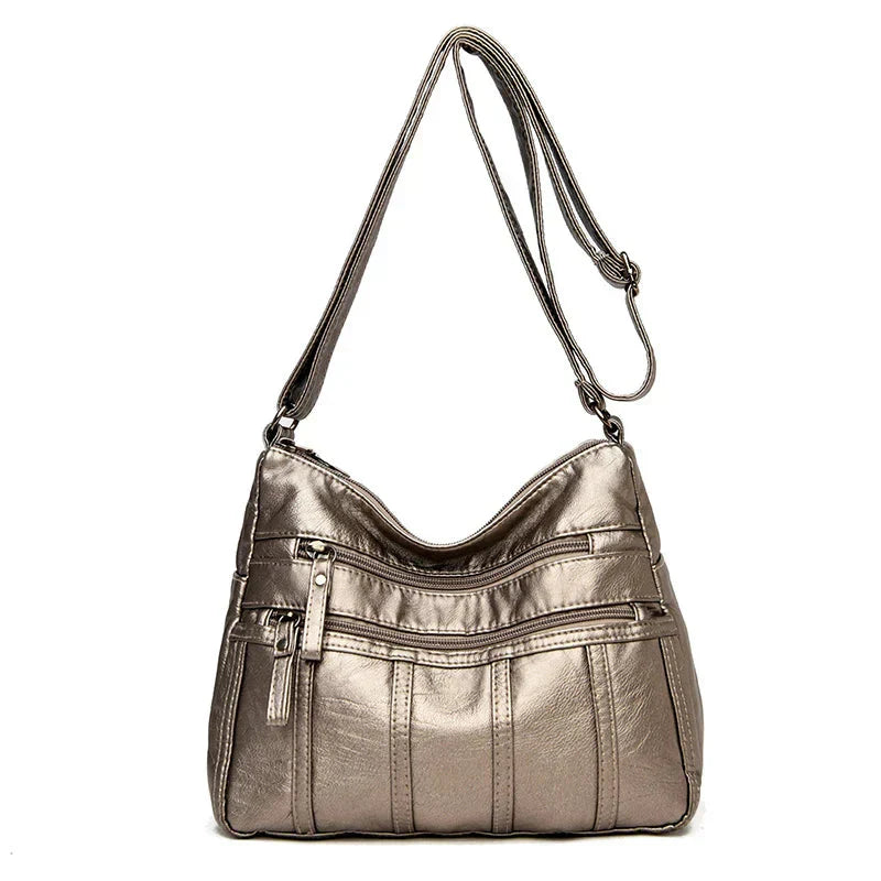 Cheska™ | Vintage Casual Luxe Leather Bag