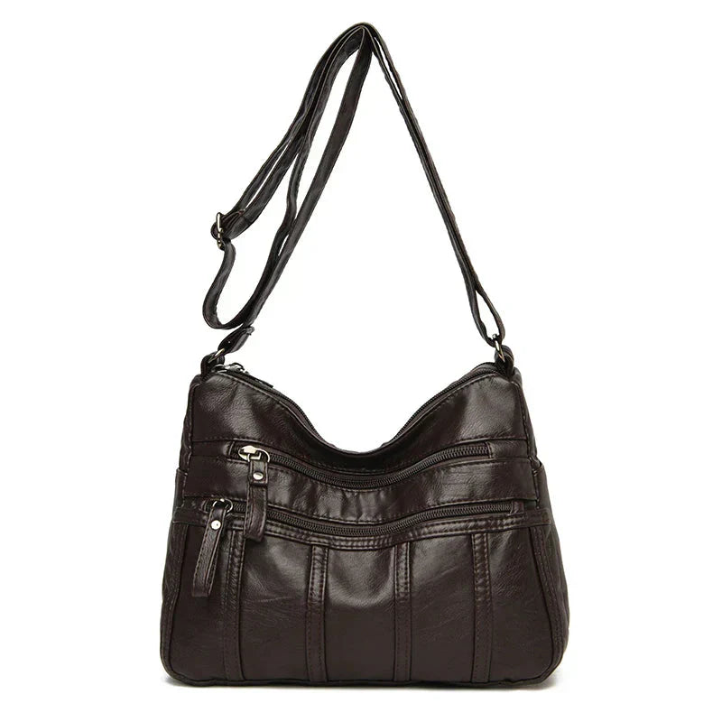 Cheska™ | Vintage Casual Luxe Leather Bag