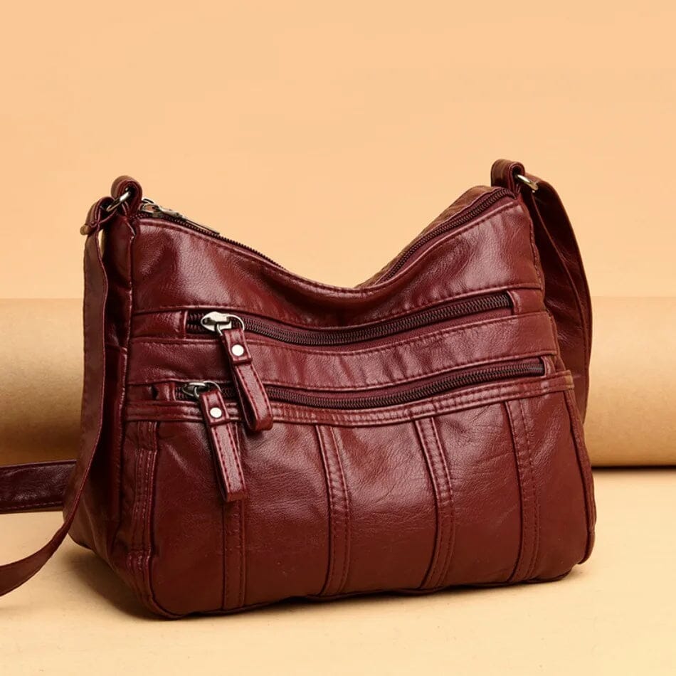 Cheska™ | Vintage Casual Luxe Leather Bag