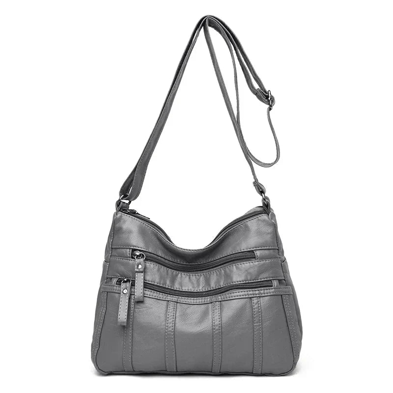 Cheska™ | Vintage Casual Luxe Leather Bag