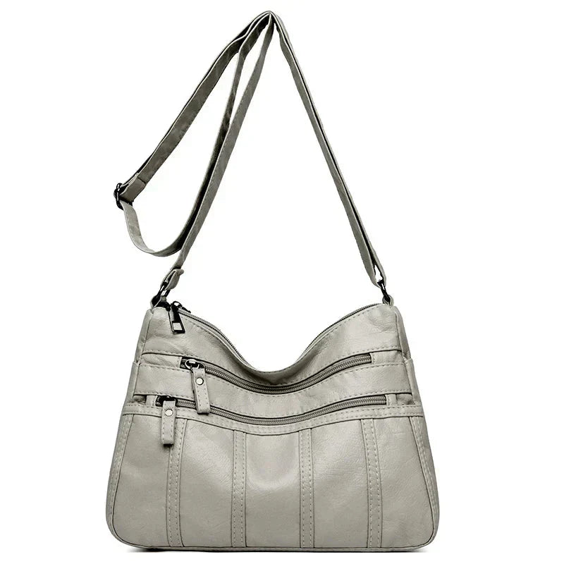 Cheska™ | Vintage Casual Luxe Leather Bag