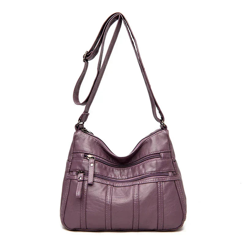 Cheska™ | Vintage Casual Luxe Leather Bag