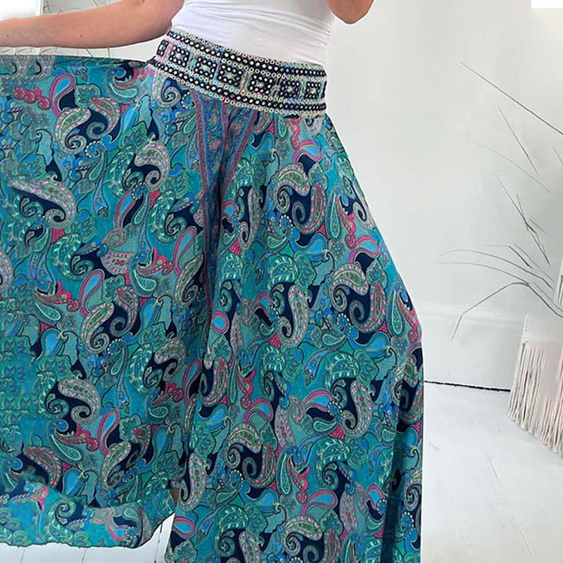 Gail™ | Elegant Bohemian Wide-Leg Pants