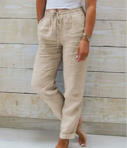 Ashley™ | Relaxed Drawstring Drape Trousers