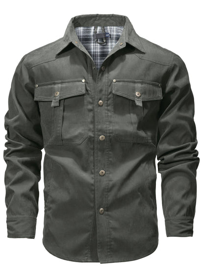 Caius – Casual Long Sleeve Cargo Jacket