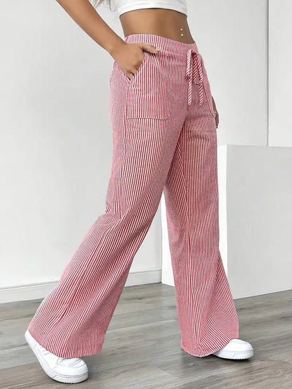 Denise™ | Elegant Corduroy High-Waist Pants