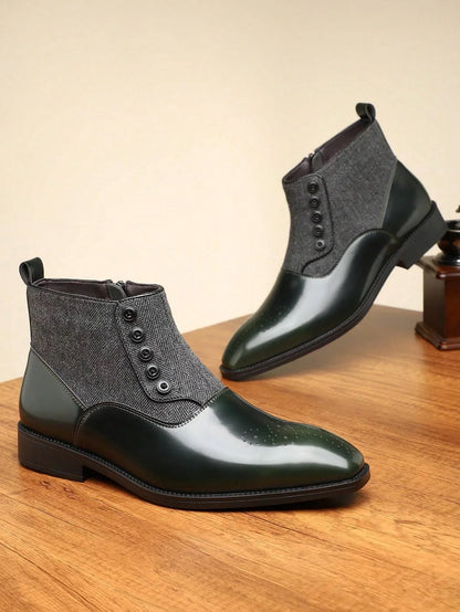 Gerald Wentworth Chelsea Leather Boots