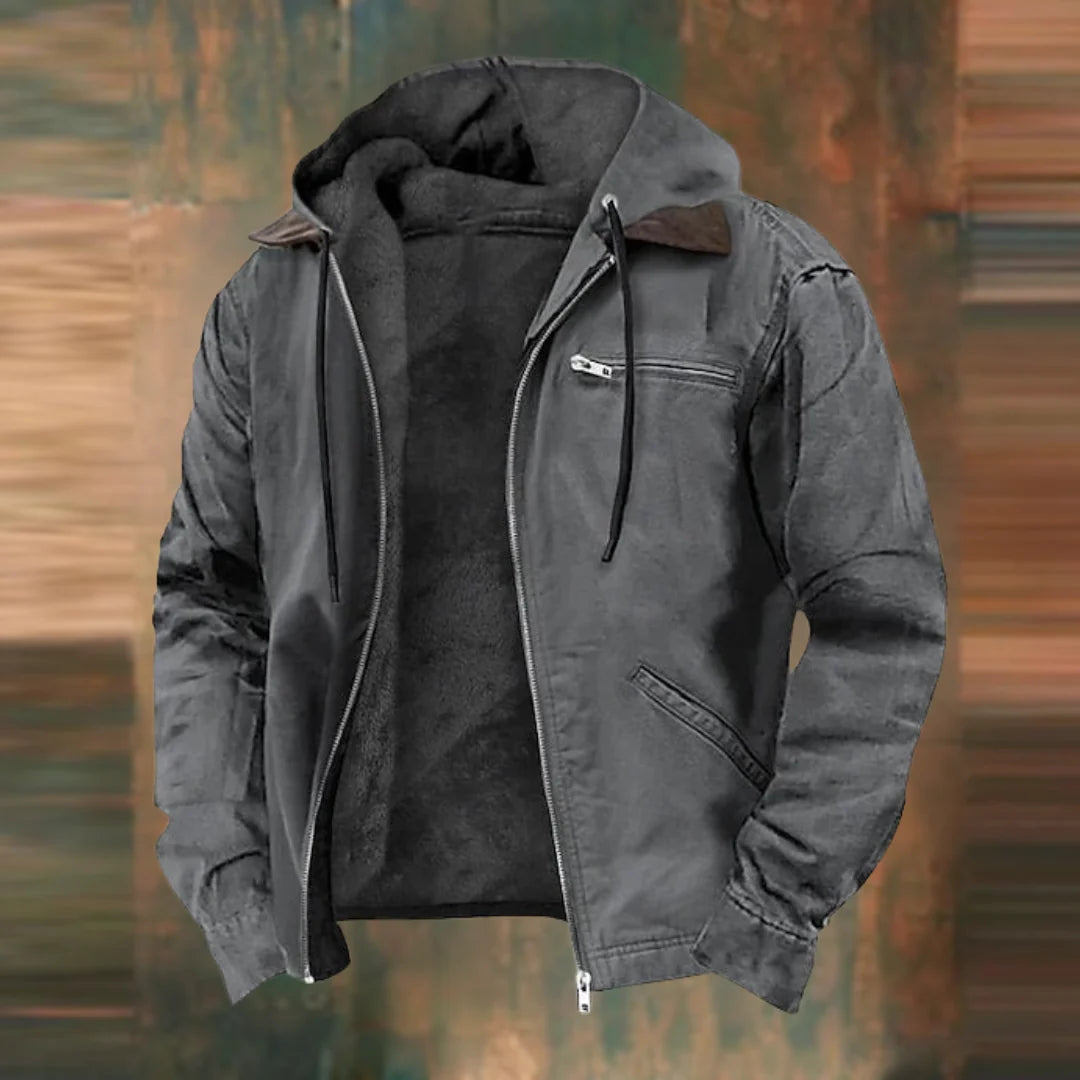 Luis | Jacket with zip and hood