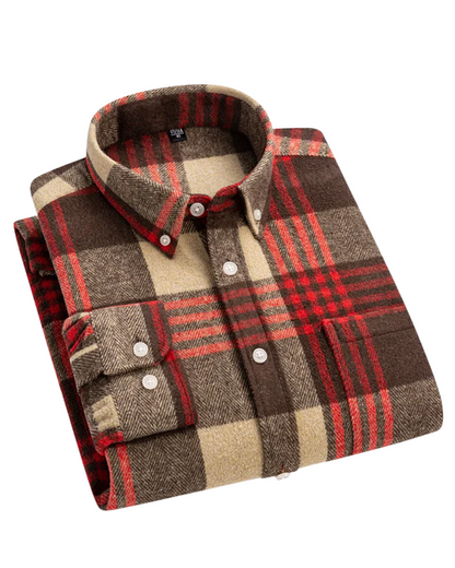 Klyne - Cotton Plaid Shirt