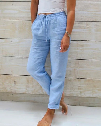 Ashley™ | Relaxed Drawstring Drape Trousers