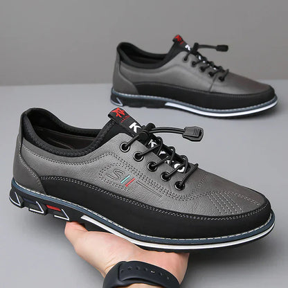 Henry™ | Sleek Leather Comfort Sneakers