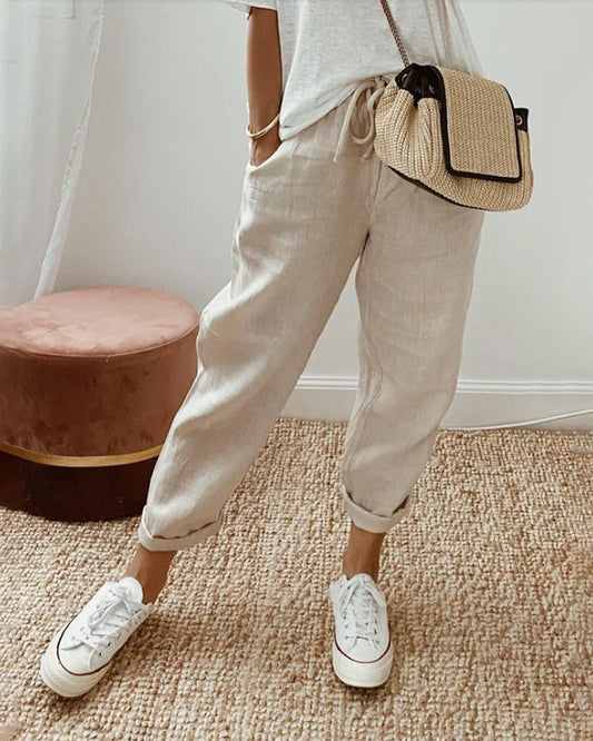 Mary™ | Relaxed Retro-Linen Trousers