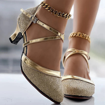 Taleia - Elegant Chunky Heel Sandal