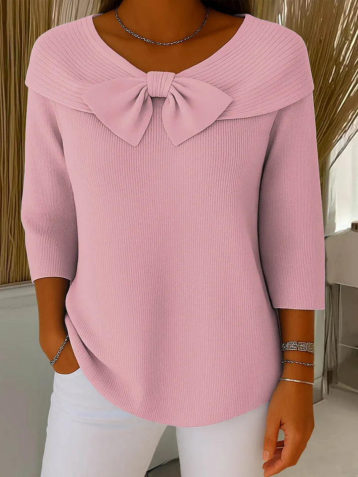 Clara – Jumper with bow detail