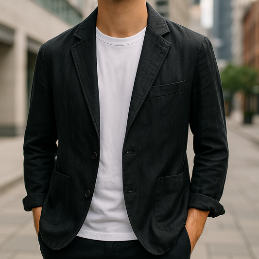The Belmont - Comfort Linen Blazer