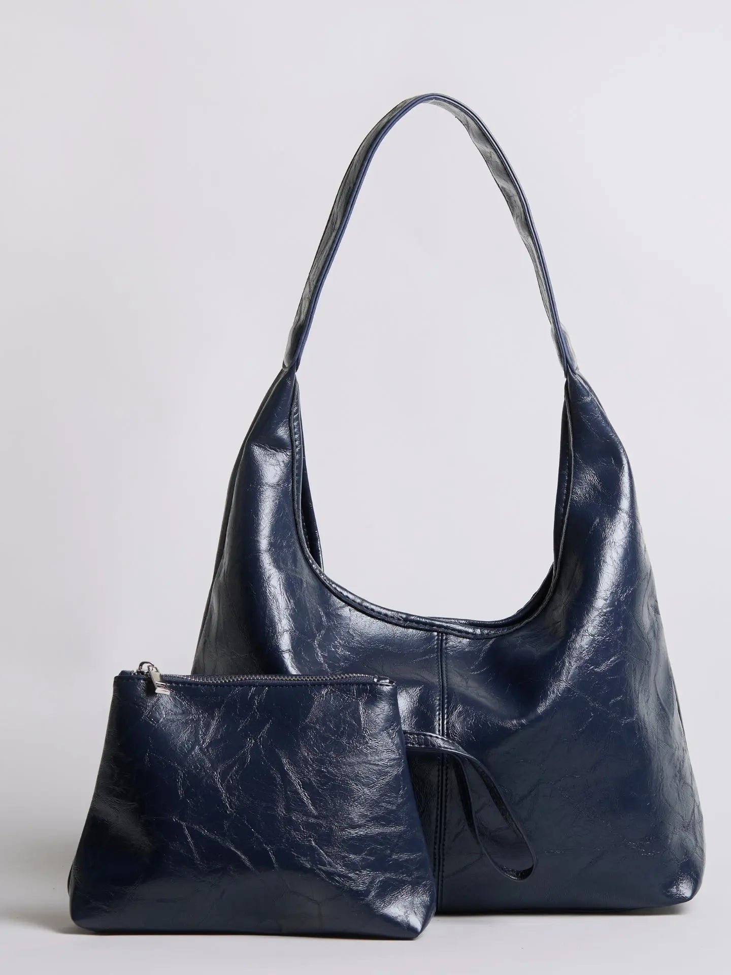 YAYA Distressed Leather Tote