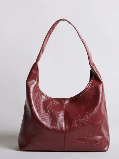 YAYA Distressed Leather Tote