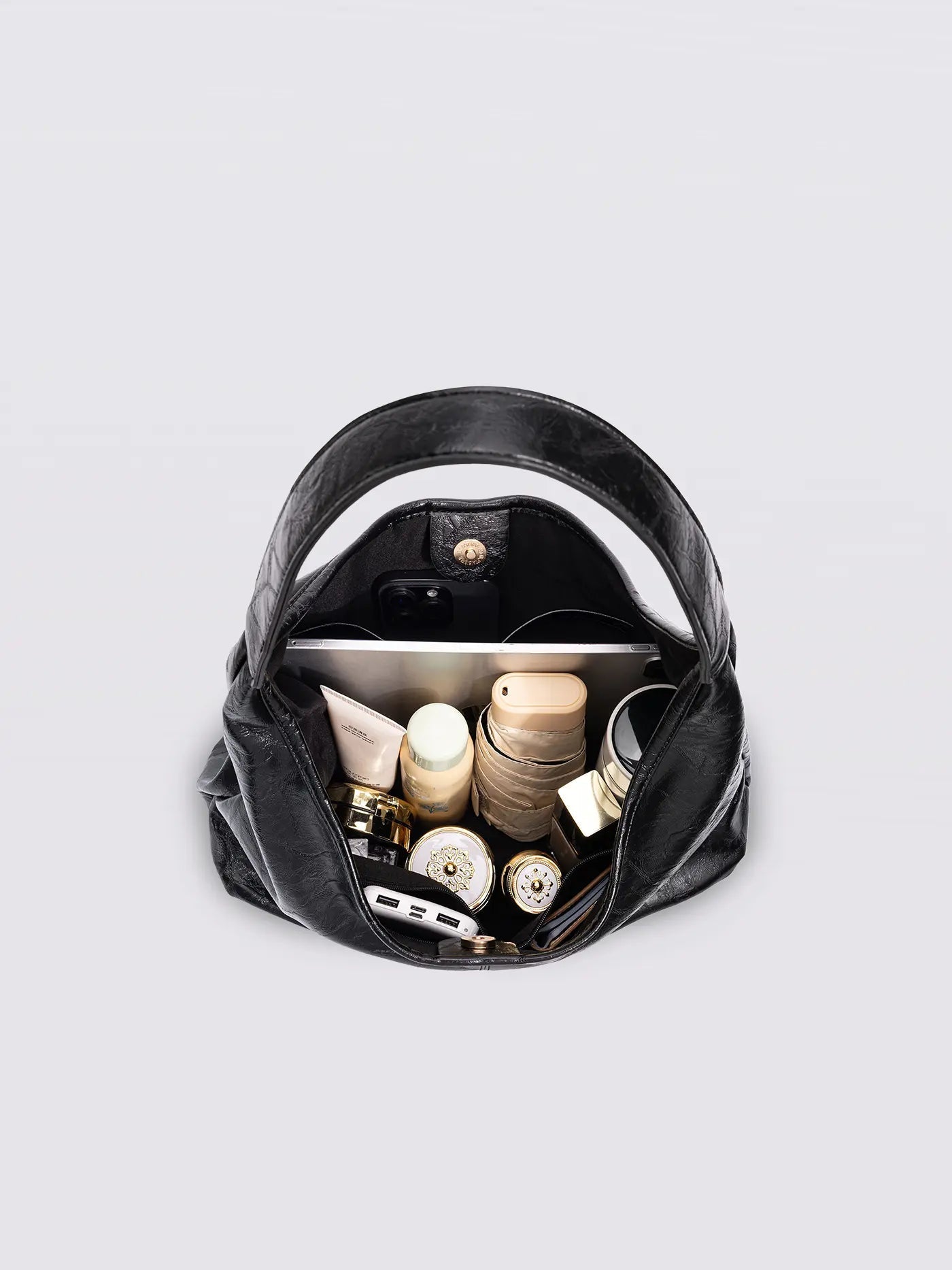 YAYA Distressed Leather Tote