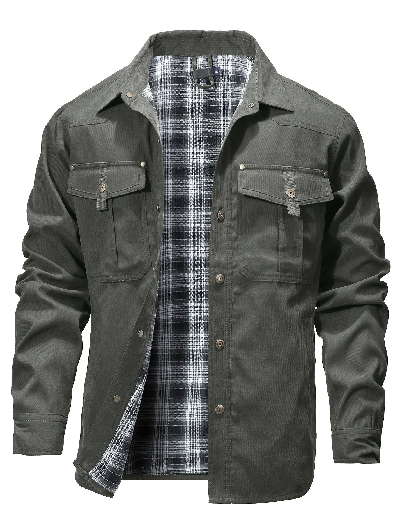 Caius – Casual Long Sleeve Cargo Jacket