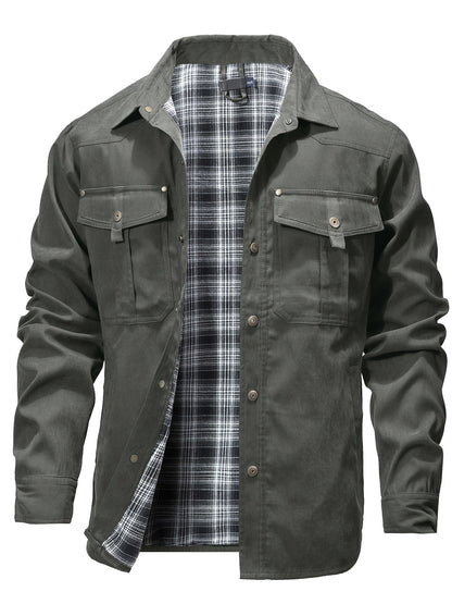 Caius – Casual Long Sleeve Cargo Jacket