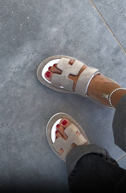 Wendy™ | Aesthetic Suede Sandals