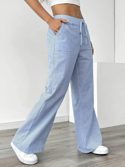 Denise™ | Elegant Corduroy High-Waist Pants
