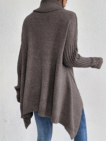 Tahlia - Casual Asymmetrical Hem Hooded T-Shirt
