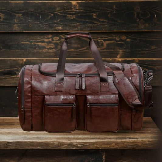 Archer | Men's Vegan Leather Travel Bag