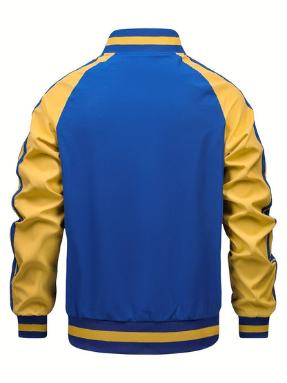 Thoren™ – Striped Zip-Up Sports Jacket