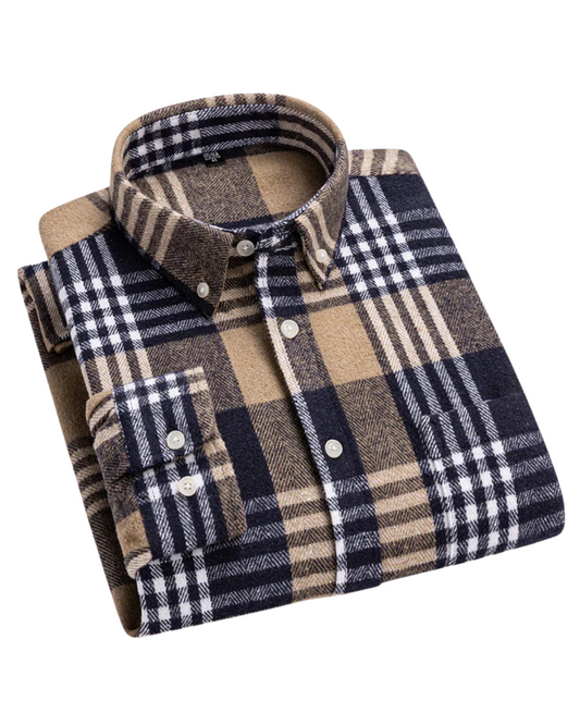 Klyne - Cotton Plaid Shirt