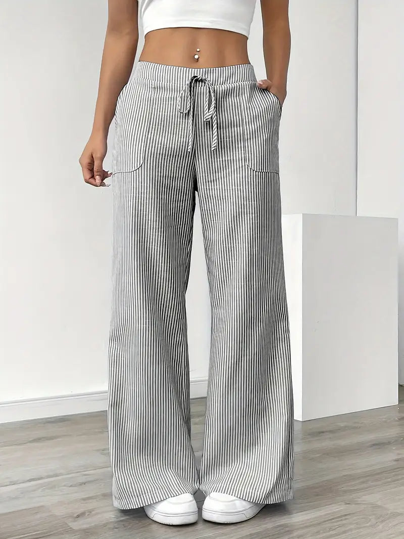 Denise™ | Elegant Corduroy High-Waist Pants