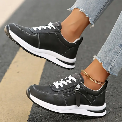 Mila™ | Elegant Comfort Zip Sneakers