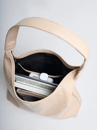 YAYA Distressed Leather Tote