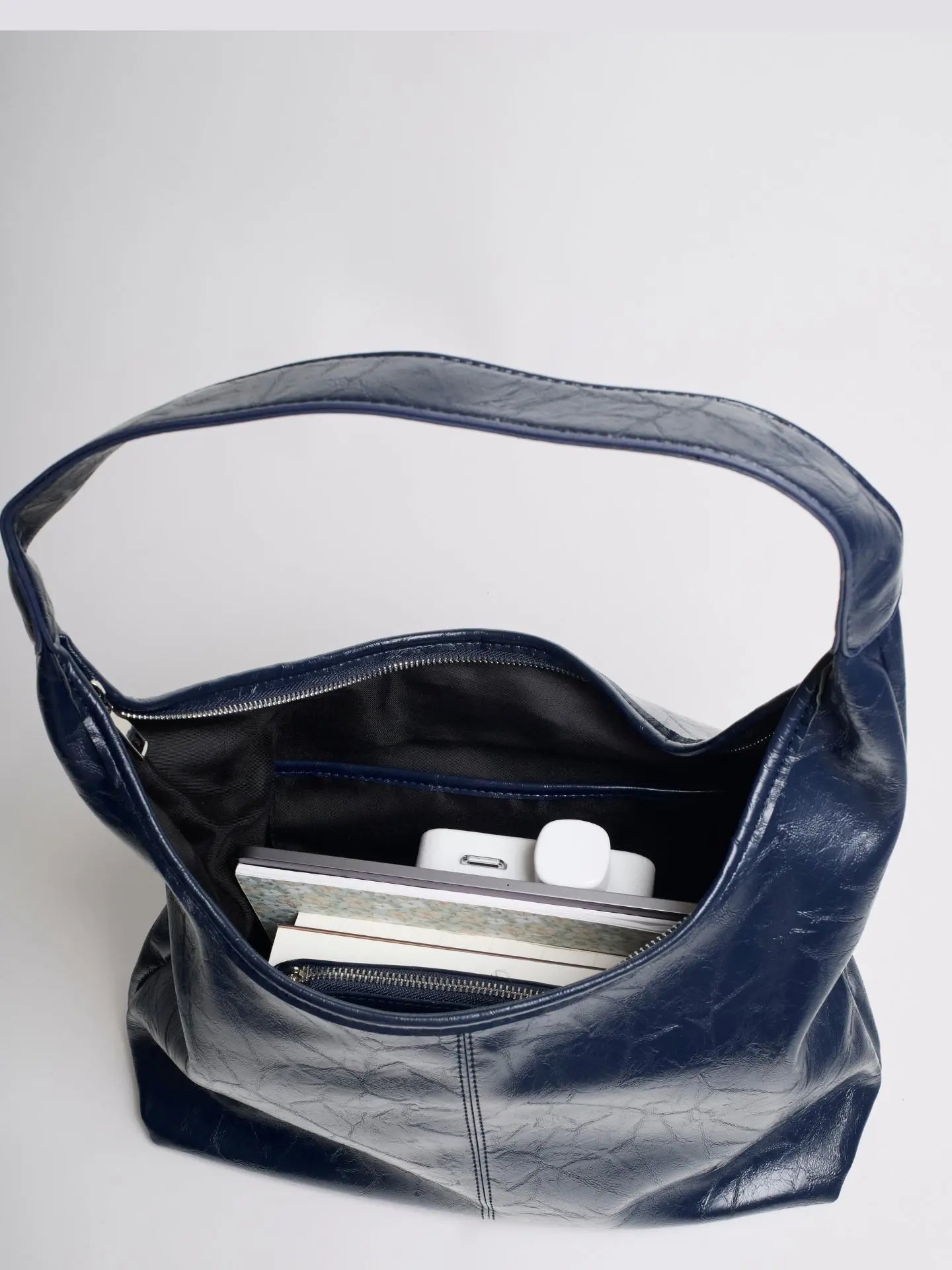 YAYA Distressed Leather Tote