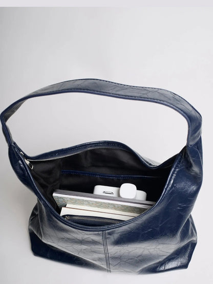 YAYA Distressed Leather Tote