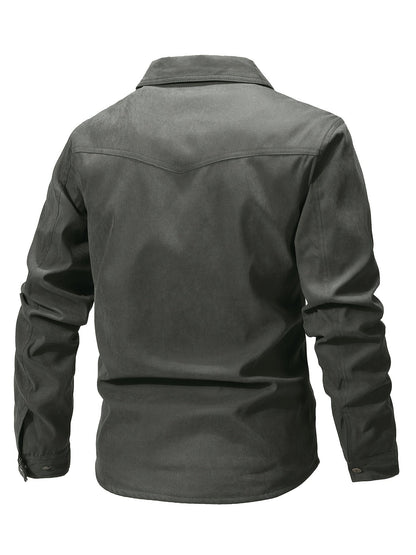 Caius – Casual Long Sleeve Cargo Jacket
