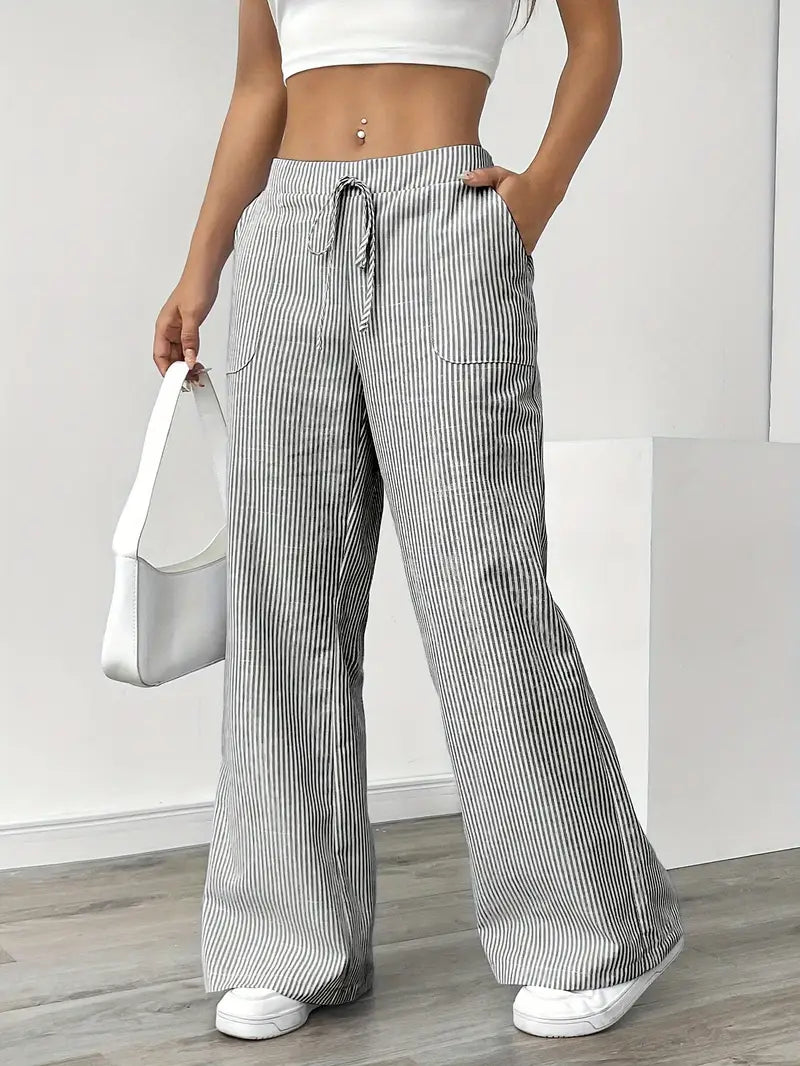 Denise™ | Elegant Corduroy High-Waist Pants