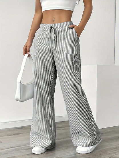 Denise™ | Elegant Corduroy High-Waist Pants