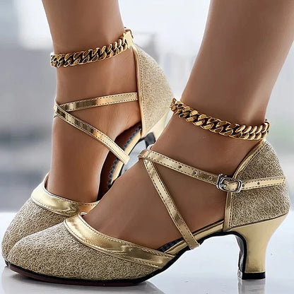 Taleia - Elegant Chunky Heel Sandal