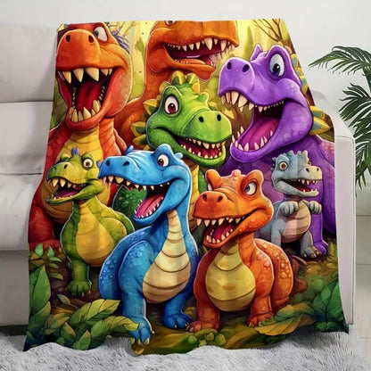 Elvyn | Soft Funny Dinosaur Blanket