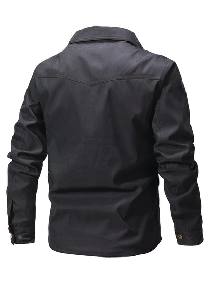 Caius – Casual Long Sleeve Cargo Jacket