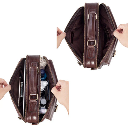 Cullen | Genuine Leather Messenger Bag for Men