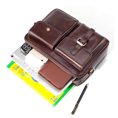 Cullen | Genuine Leather Messenger Bag for Men