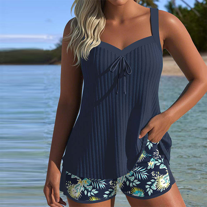 Elvia™ | Coastal Charm Tankini Set