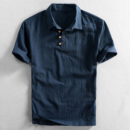 Damien™ Linen Polo Shirt