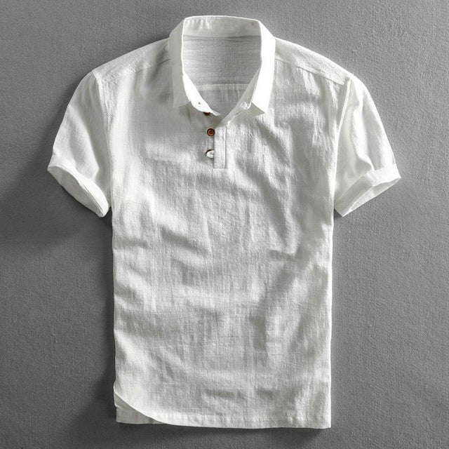 Damien™ Linen Polo Shirt