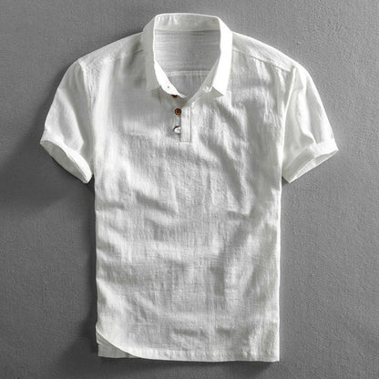 Damien™ Linen Polo Shirt