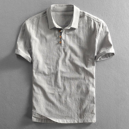 Damien™ Linen Polo Shirt