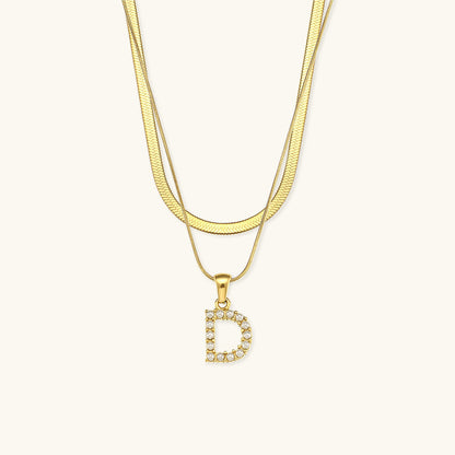 Double Letter Necklace