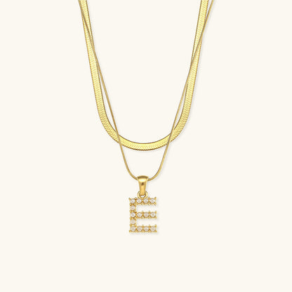 Double Letter Necklace